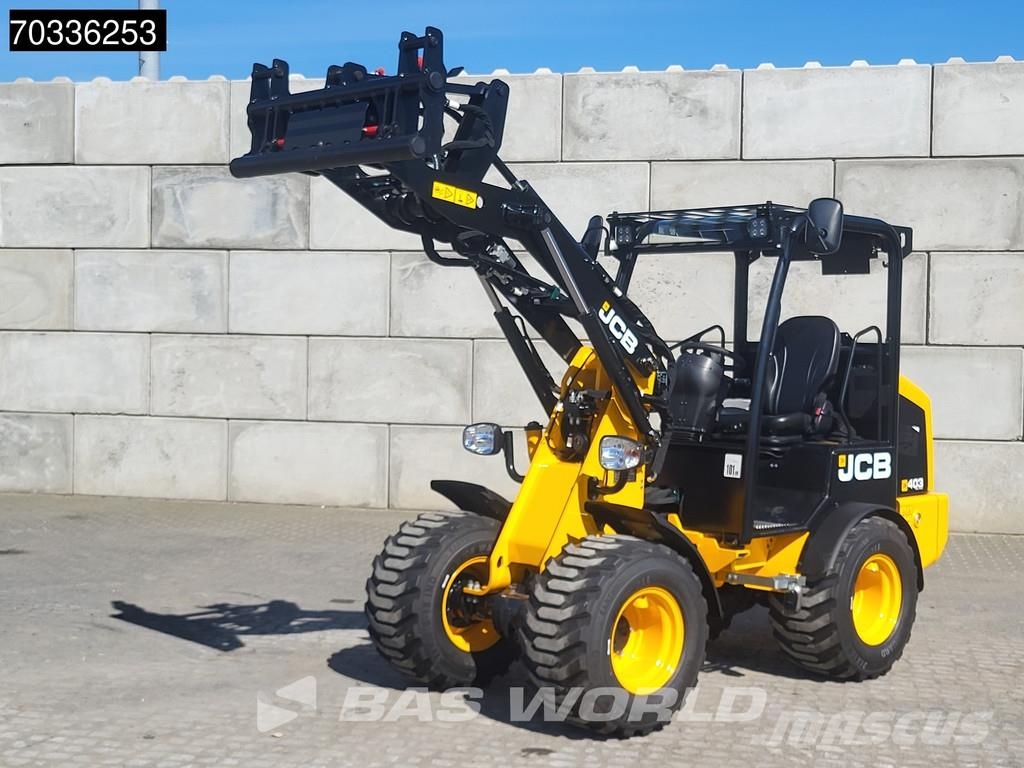 JCB 403 SP FACTORY WARRANTY – EURO COUPLER - KUBOTA Cargadoras sobre ruedas