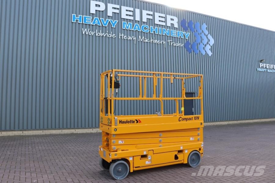 Haulotte Compact 10N Valid Iinspection, *Guarantee! 10m Wor Scheren-Arbeitsbühnen