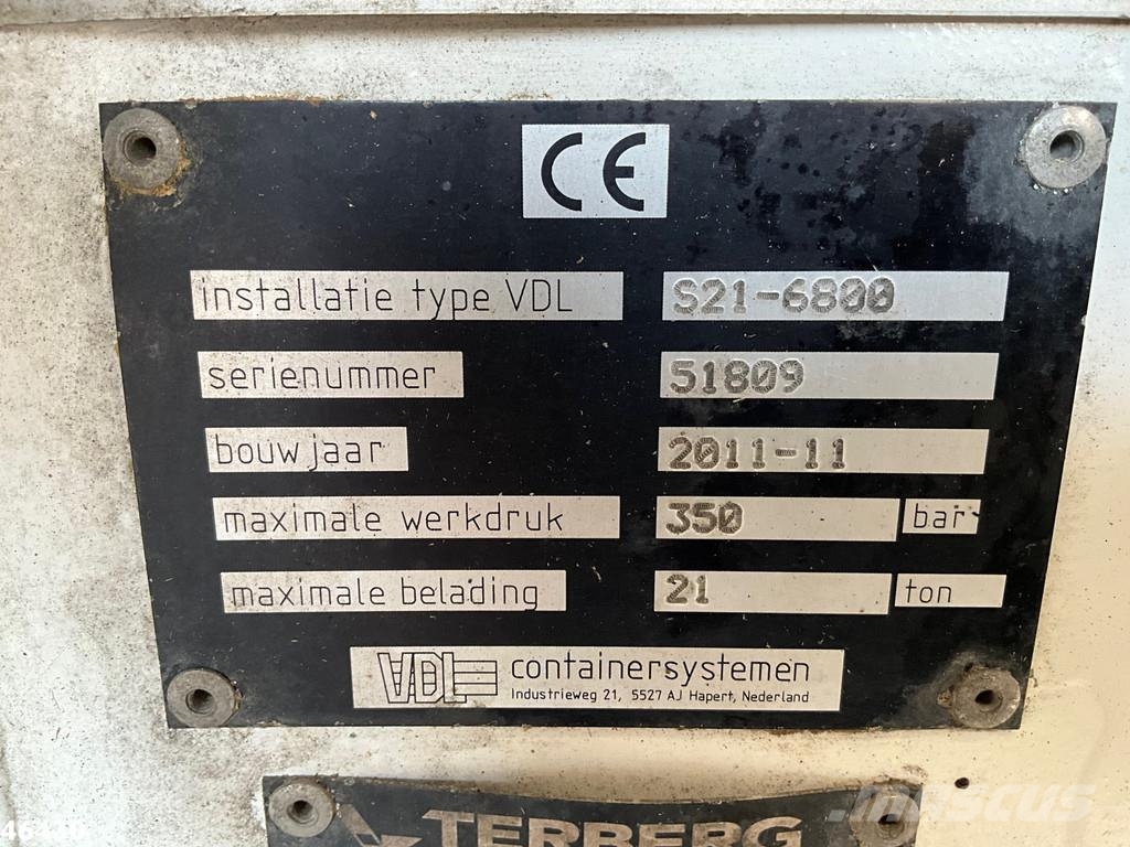 DAF FAS 85 CF 460 VDL 21 Ton haakarmsysteem Horgos rakodó teherautók