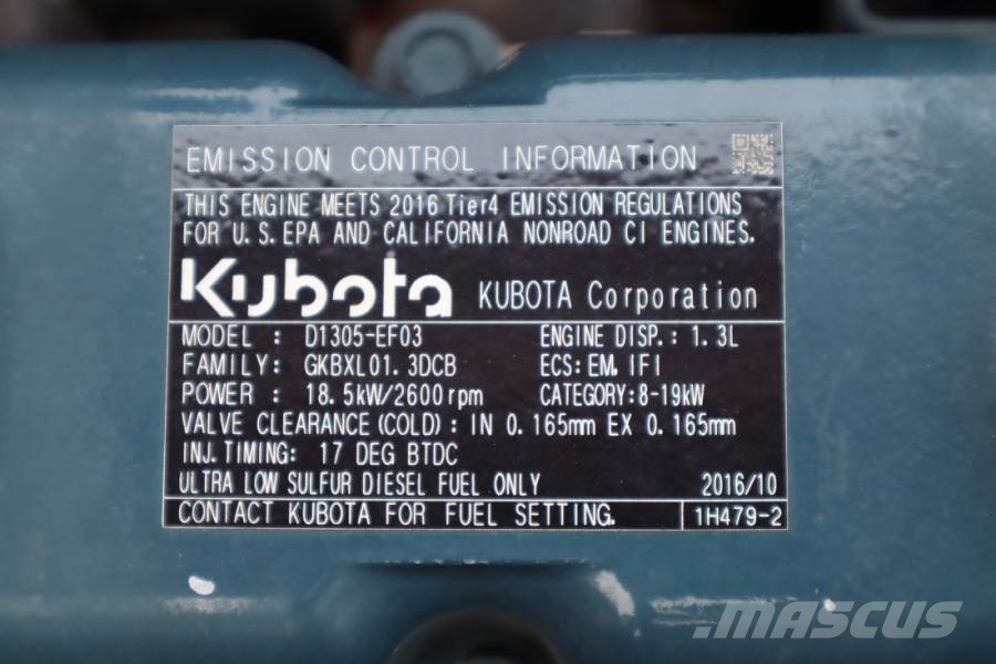 Teupen LEO 31T 230 V Electric Motor + Diesel, Rubber Trac Bomliftar