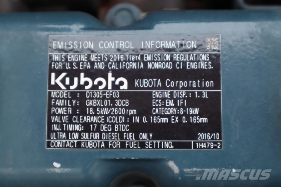 Teupen LEO 31T 230 V Electric Motor + Diesel, Rubber Trac Körüklü personel platformları
