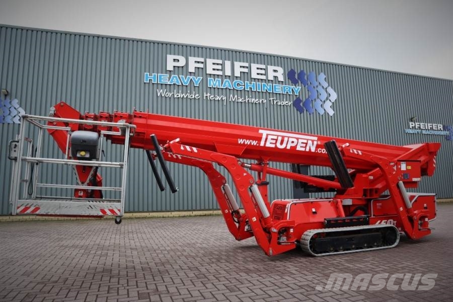 Teupen LEO 31T 230 V Electric Motor + Diesel, Rubber Trac Bomliftar