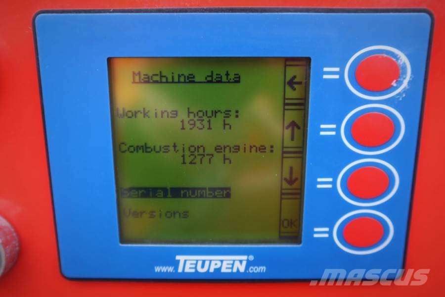 Teupen LEO 31T 230 V Electric Motor + Diesel, Rubber Trac Bomliftar