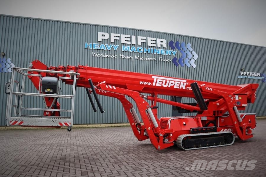 Teupen LEO 31T 230 V Electric Motor + Diesel, Rubber Trac Körüklü personel platformları