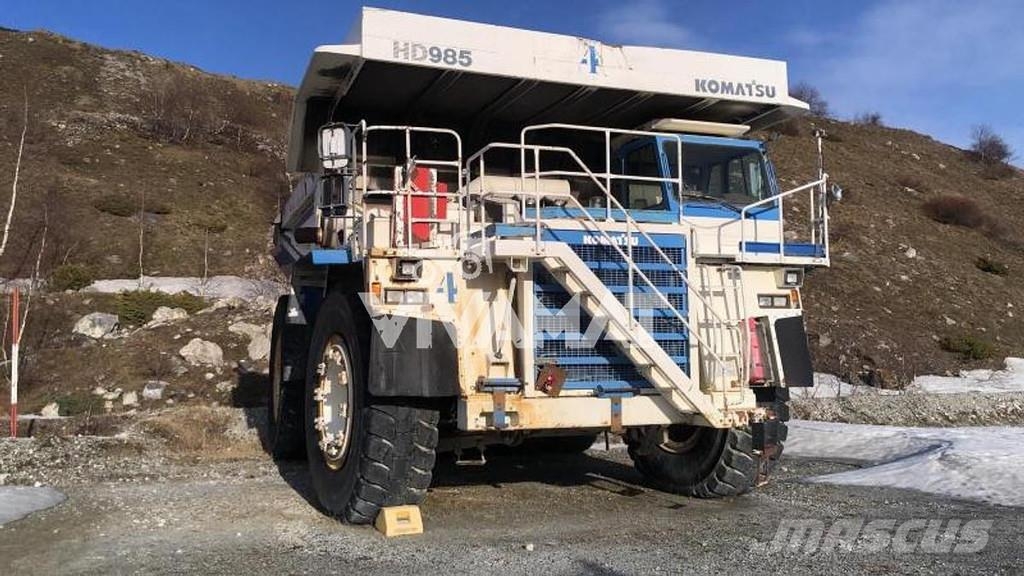 Komatsu HD985 Knækstyrede dumpere
