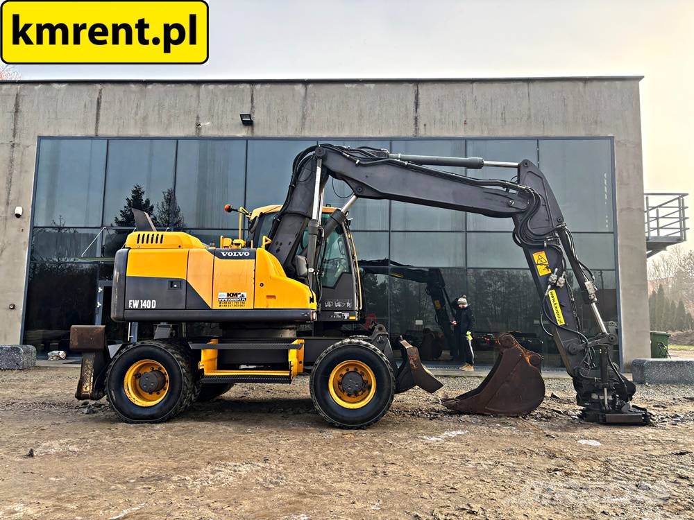 Volvo EW 140 D KOPARKA KOŁOWA GŁOWICA OBROTOWA ZE SZCZYP Wielgraafmachines