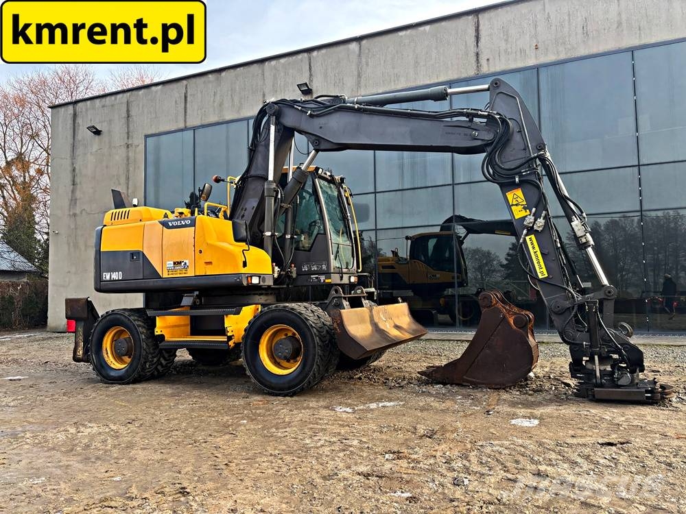 Volvo EW 140 D KOPARKA KOŁOWA GŁOWICA OBROTOWA ZE SZCZYP Wielgraafmachines