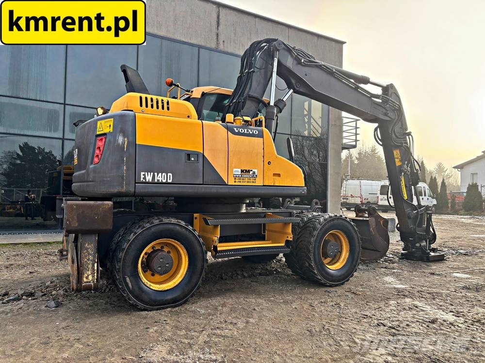 Volvo EW 140 D KOPARKA KOŁOWA GŁOWICA OBROTOWA ZE SZCZYP Wielgraafmachines