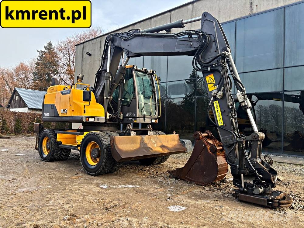 Volvo EW 140 D KOPARKA KOŁOWA GŁOWICA OBROTOWA ZE SZCZYP Wielgraafmachines