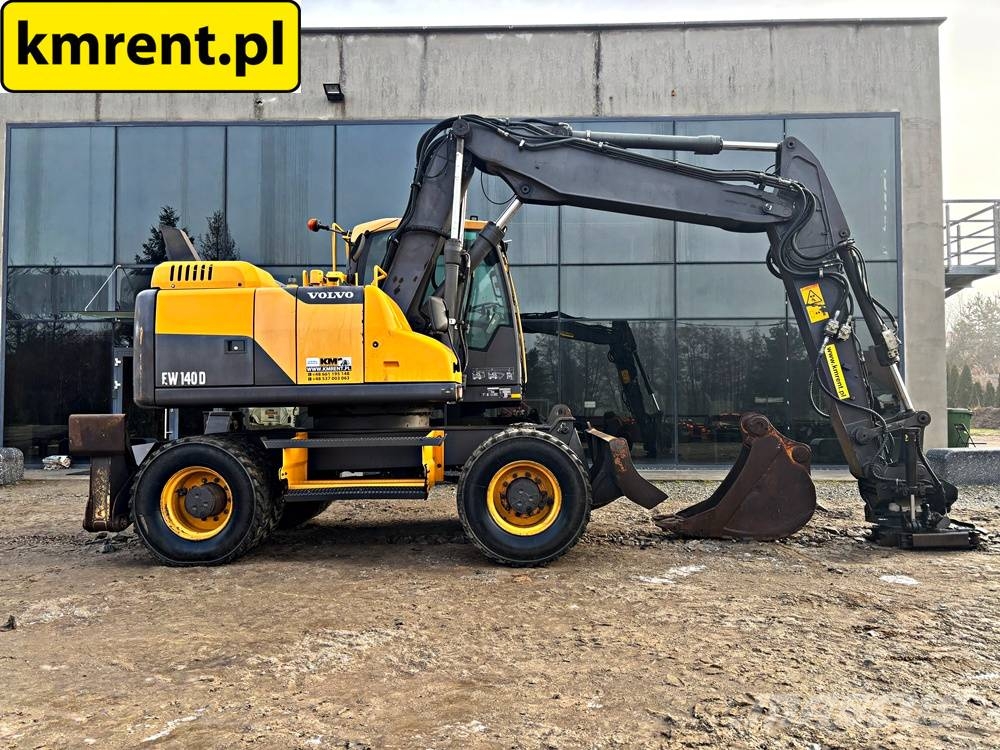 Volvo EW 140 D KOPARKA KOŁOWA GŁOWICA OBROTOWA ZE SZCZYP Wielgraafmachines