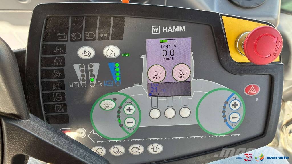 Hamm HP 180i Walce ogumione