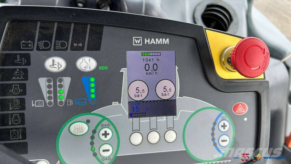 Hamm HP 180i Pneimatiskie veltņi