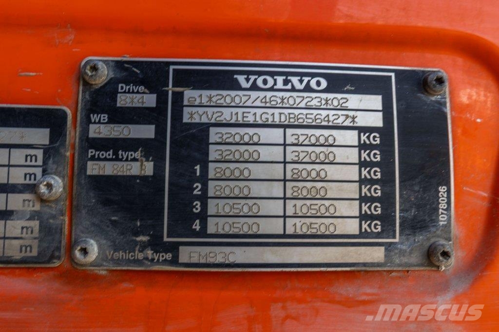 Volvo FMX 370+STETTER Betonikuorma-autot