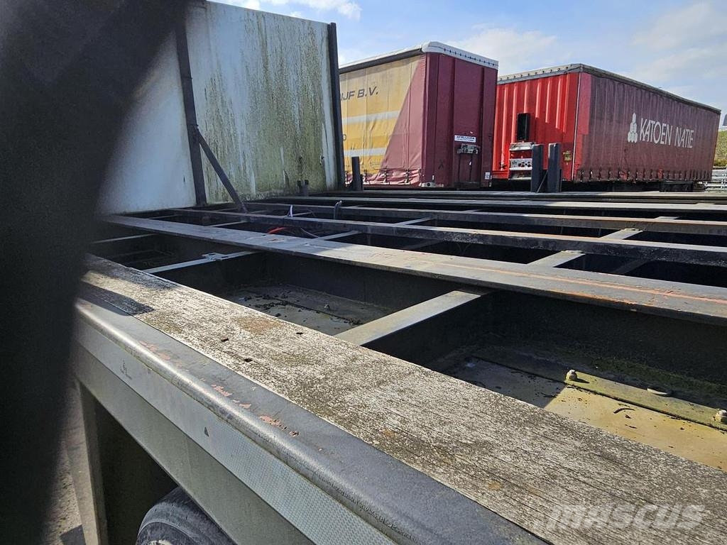 Burg BPO-12-27 ORXXX | 12.50 MTR | FOR GAS CONTAINERS | Valníkové návěsy/Návěsy se sklápěcími bočnicemi