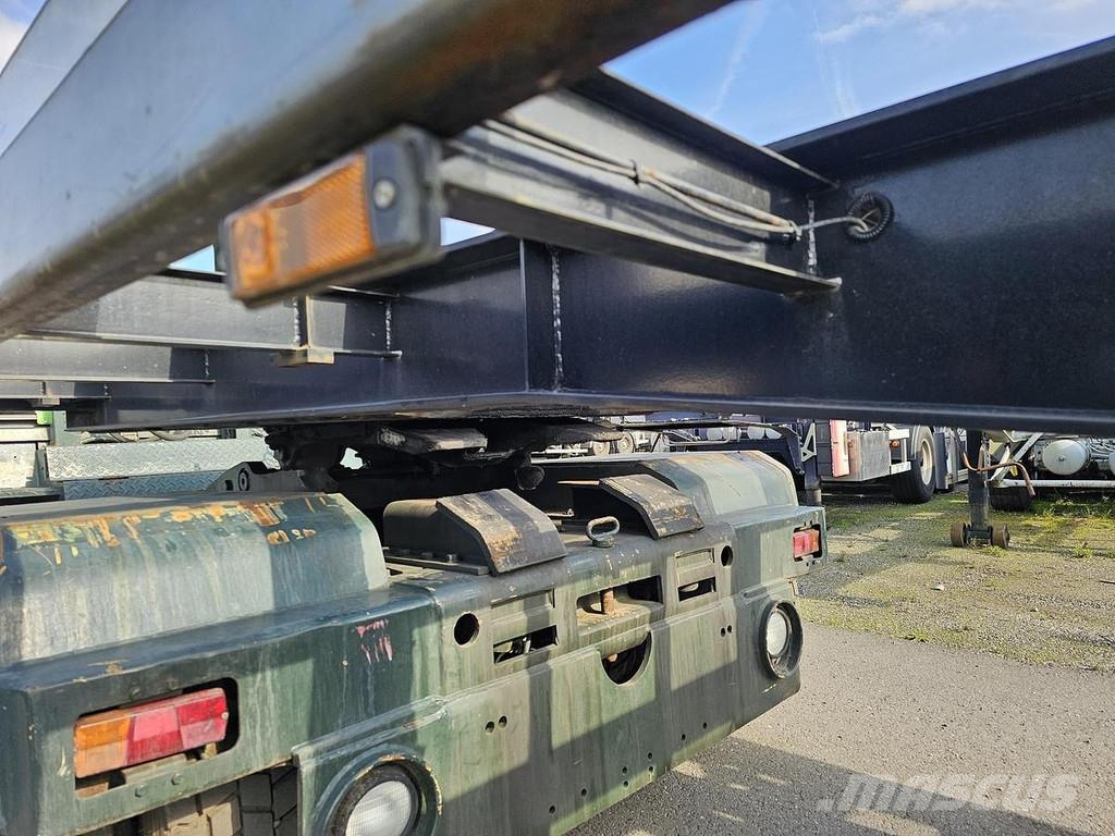 Burg BPO-12-27 ORXXX | 12.50 MTR | FOR GAS CONTAINERS | Valníkové návěsy/Návěsy se sklápěcími bočnicemi