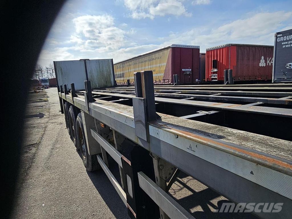 Burg BPO-12-27 ORXXX | 12.50 MTR | FOR GAS CONTAINERS | Valníkové návěsy/Návěsy se sklápěcími bočnicemi