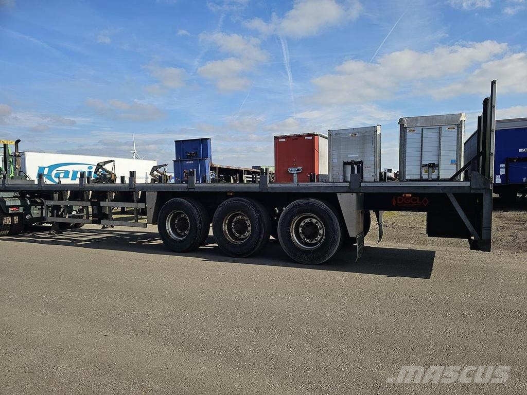 Burg BPO-12-27 ORXXX | 12.50 MTR | FOR GAS CONTAINERS | Valníkové návěsy/Návěsy se sklápěcími bočnicemi