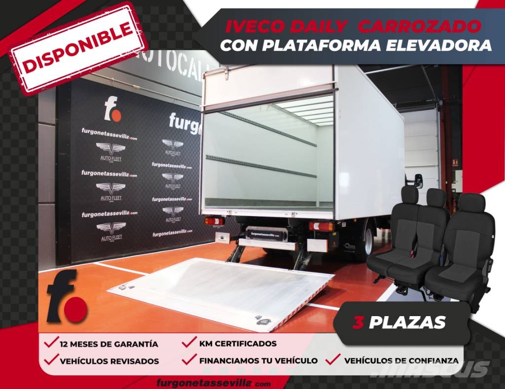 Iveco Daily CARROZADO CON PLATAFORMA ELEVADORA Camiones plataforma