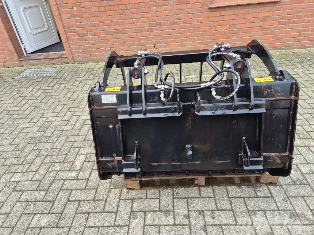 AF Krokodilgebiss für Schäffer Lader - WIE NEU 1,20m フロントローダーアクセサリー・アタッチメント
