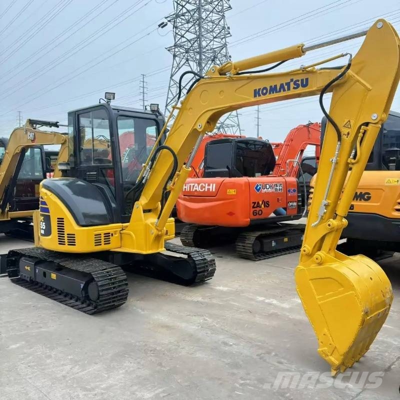 Komatsu PC 55 MR Mini ekskavatörler, 7 tona dek