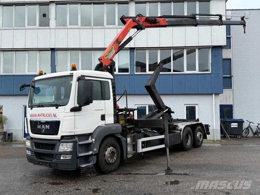 MAN TGS 26.400 6X2 + PALFINGER PK 14002 EH + REMOTE CO Φορτηγά ανατροπή με γάντζο