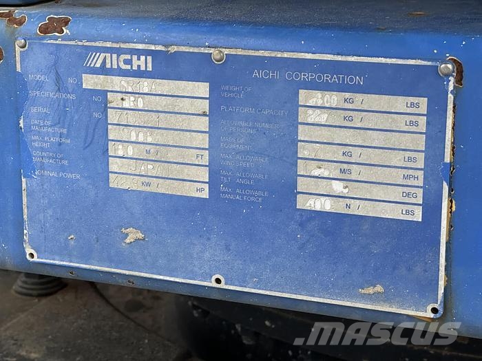 Aichi SR18A Telescopic boom lifts