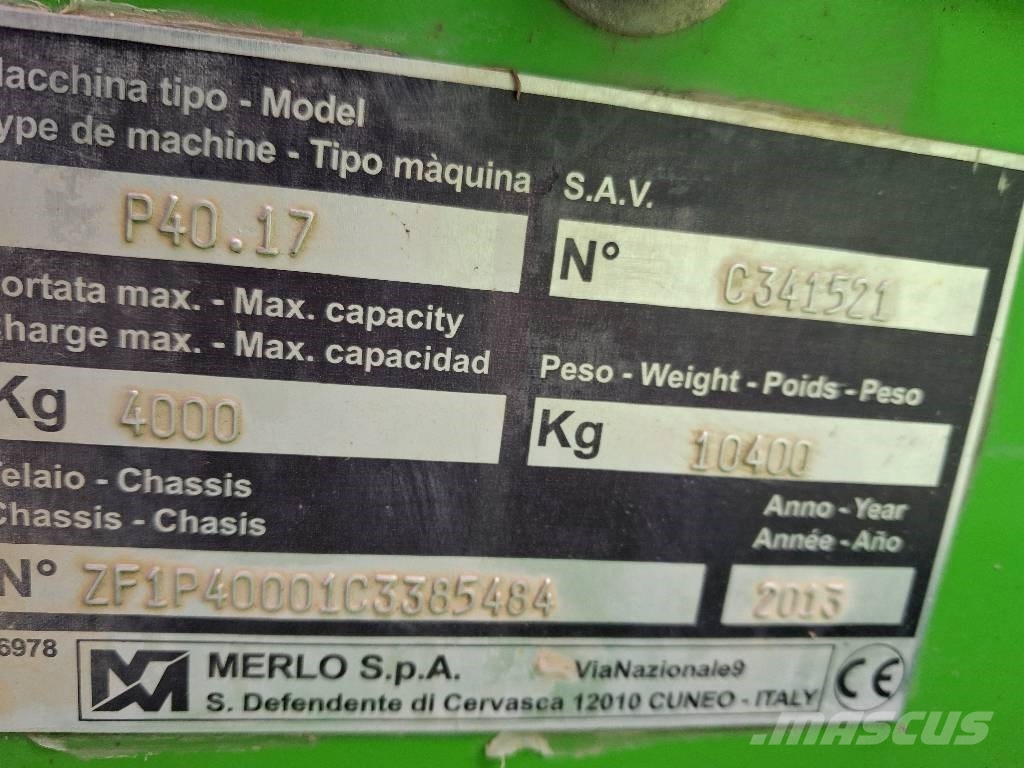 Merlo P 40.17 Teleskopické manipulátory