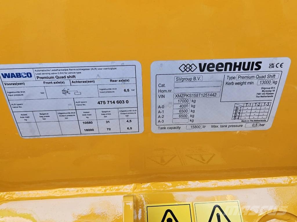 Veenhuis Premium Quad Shift 15.800 met Fullject 9m bemester Mesttank