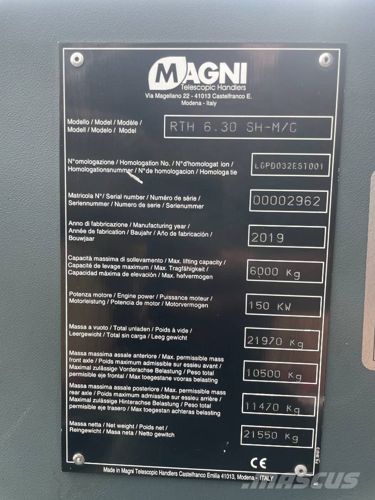 Magni RTH 6.30 SH Verreikers