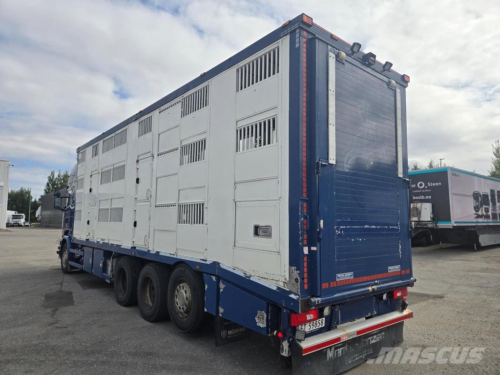 Scania R520 8X4 3 FLOOR شاحنات نقل الحيوانات