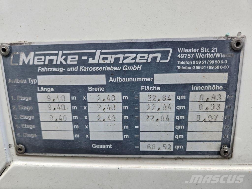 Scania R520 8X4 3 FLOOR Kamioni za prevoz životinja