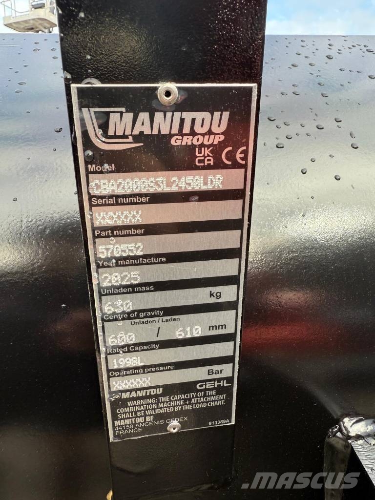 Manitou CBA 2000 LDR 2450mm  570552  NEW Kašike / Korpe