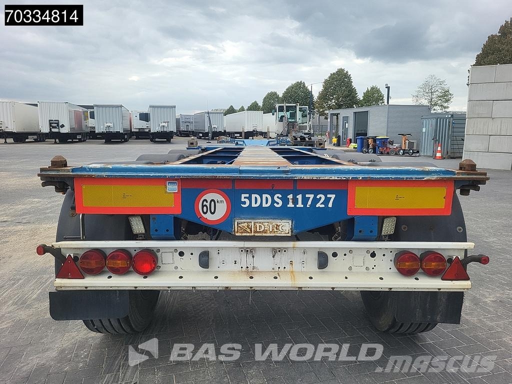 D-tec VCC-01 3 axles Mutli 45ft Lift Axle Konteinerveo poolhaagised