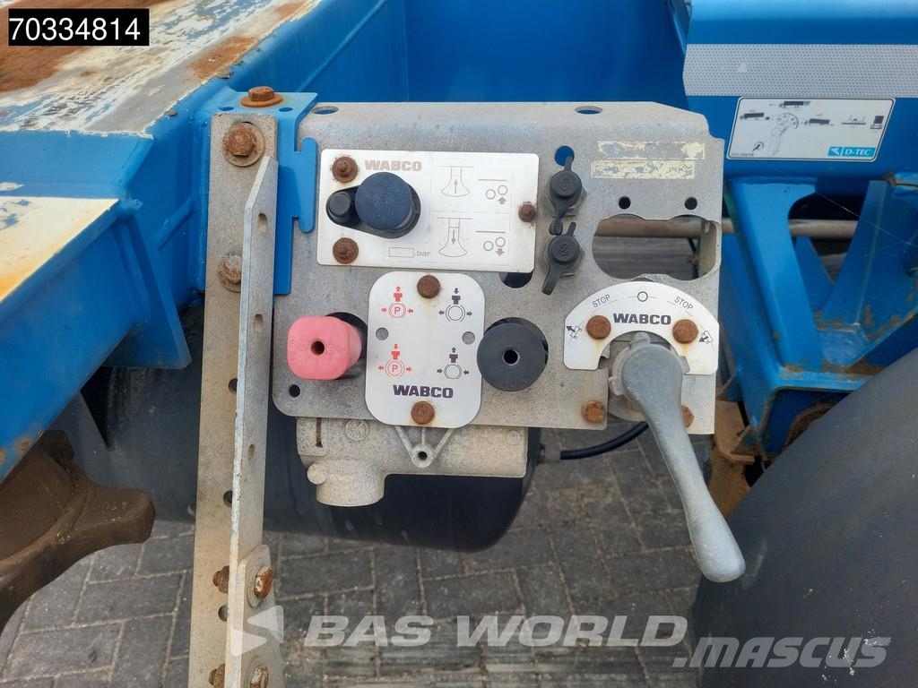 D-tec VCC-01 3 axles Mutli 45ft Lift Axle Konteinerveo poolhaagised
