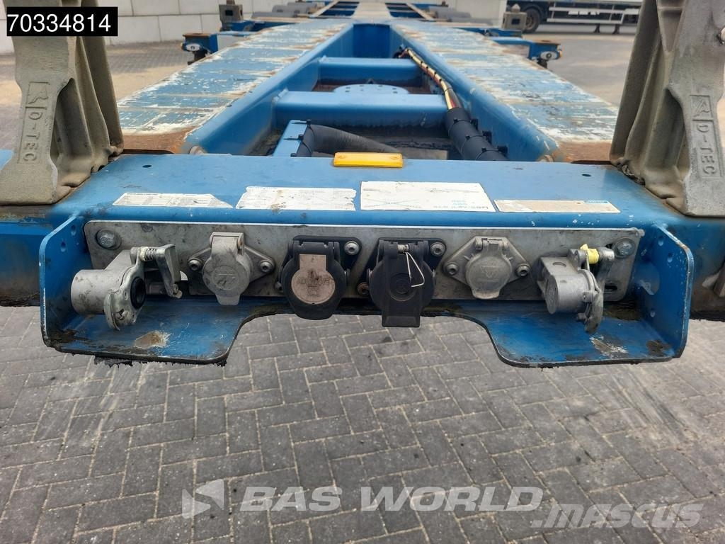 D-tec VCC-01 3 axles Mutli 45ft Lift Axle Konteinerveo poolhaagised