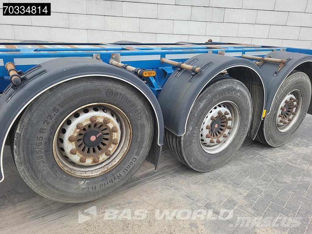 D-tec VCC-01 3 axles Mutli 45ft Lift Axle Konteinerveo poolhaagised