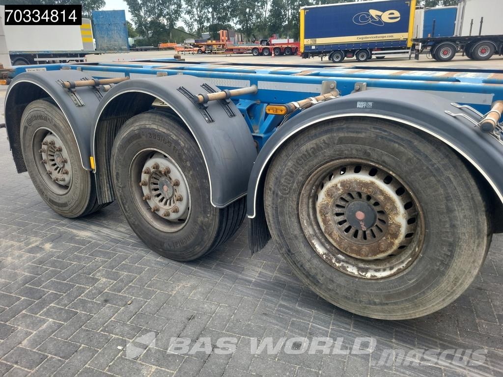 D-tec VCC-01 3 axles Mutli 45ft Lift Axle Konteinerveo poolhaagised
