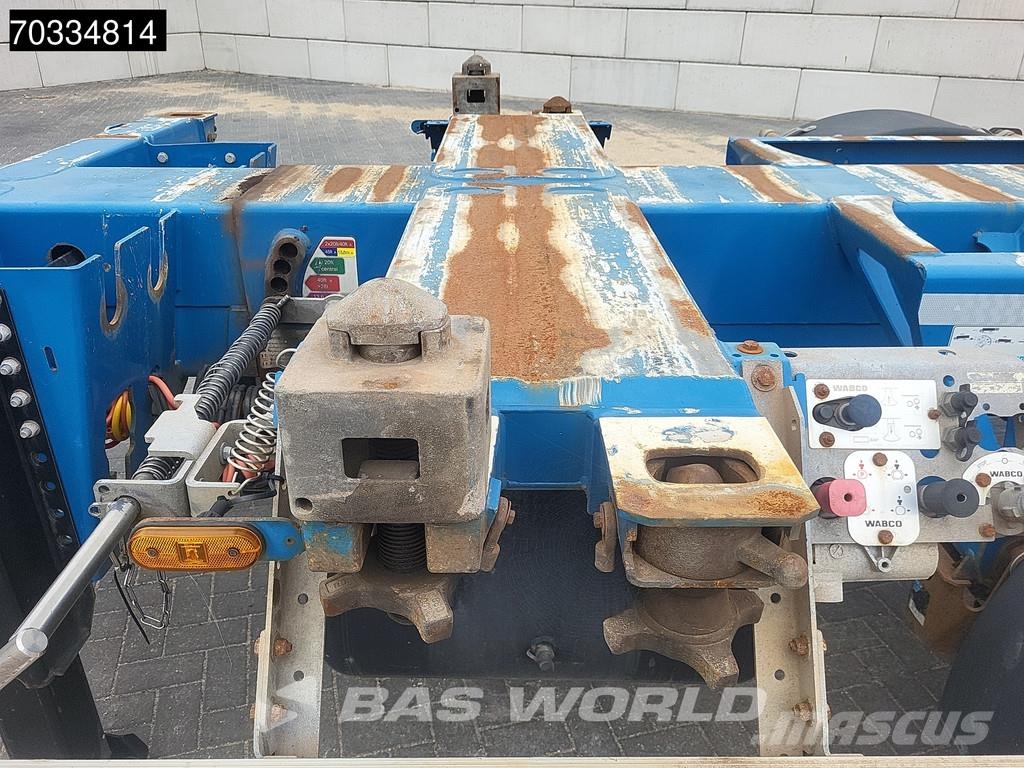 D-tec VCC-01 3 axles Mutli 45ft Lift Axle Konteinerveo poolhaagised