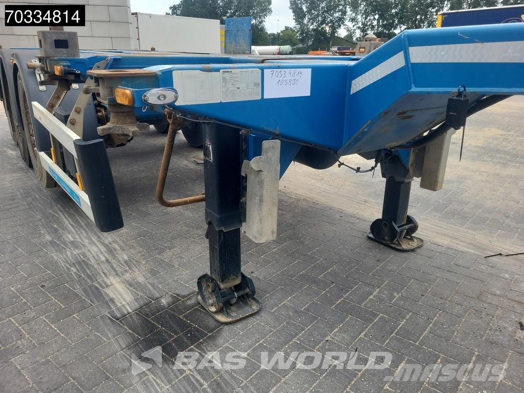 D-tec VCC-01 3 axles Mutli 45ft Lift Axle Konteinerveo poolhaagised