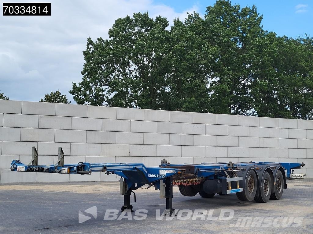 D-tec VCC-01 3 axles Mutli 45ft Lift Axle Konteinerveo poolhaagised
