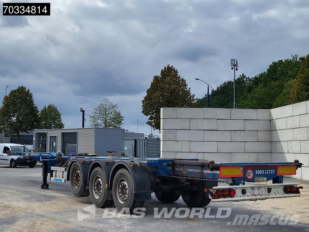 D-tec VCC-01 3 axles Mutli 45ft Lift Axle Konteinerveo poolhaagised