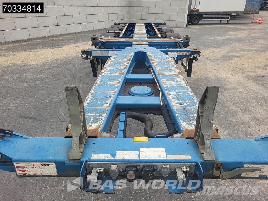 D-tec VCC-01 3 axles Mutli 45ft Lift Axle Konteinerveo poolhaagised