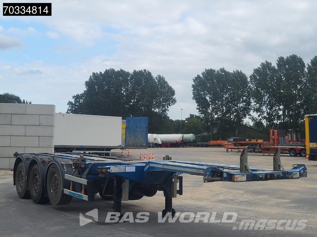 D-tec VCC-01 3 axles Mutli 45ft Lift Axle Konteinerveo poolhaagised