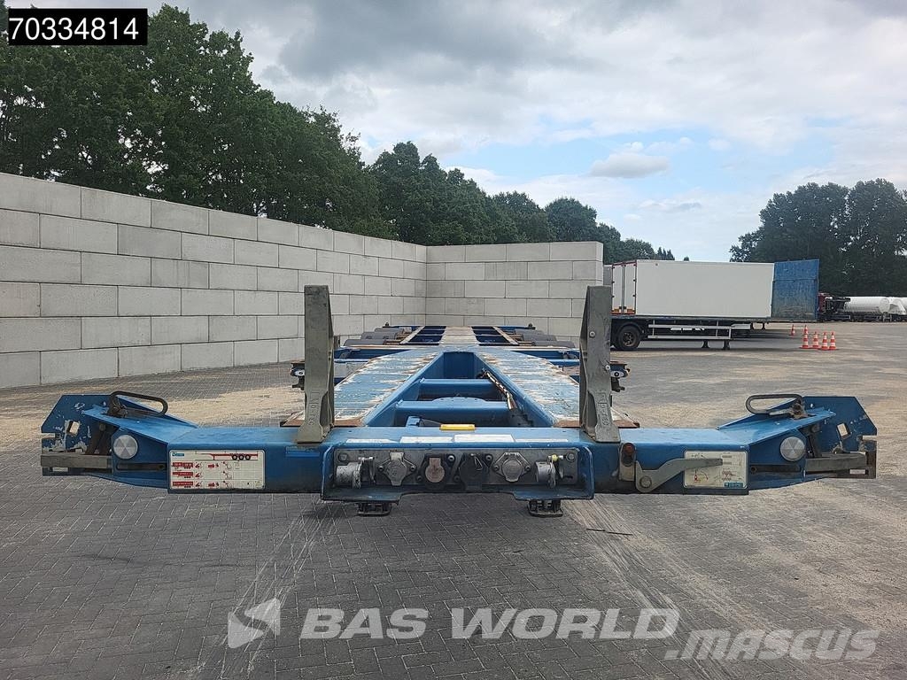 D-tec VCC-01 3 axles Mutli 45ft Lift Axle Konteinerveo poolhaagised