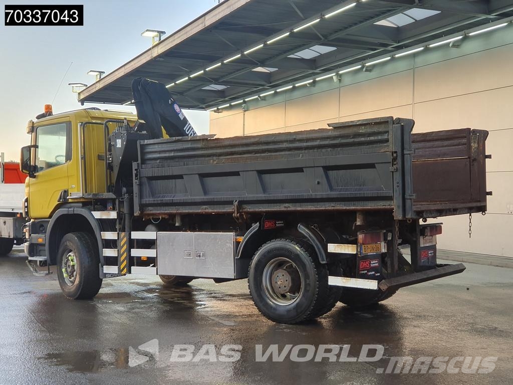 Scania P114 4X4 4x4 3-way tipper HMF 1063 K2 Automatic Hy Kiperi kamioni