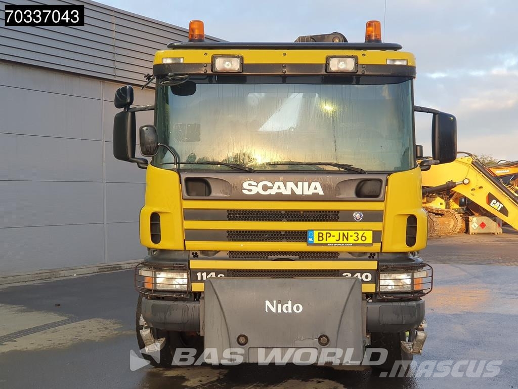 Scania P114 4X4 4x4 3-way tipper HMF 1063 K2 Automatic Hy Kiperi kamioni