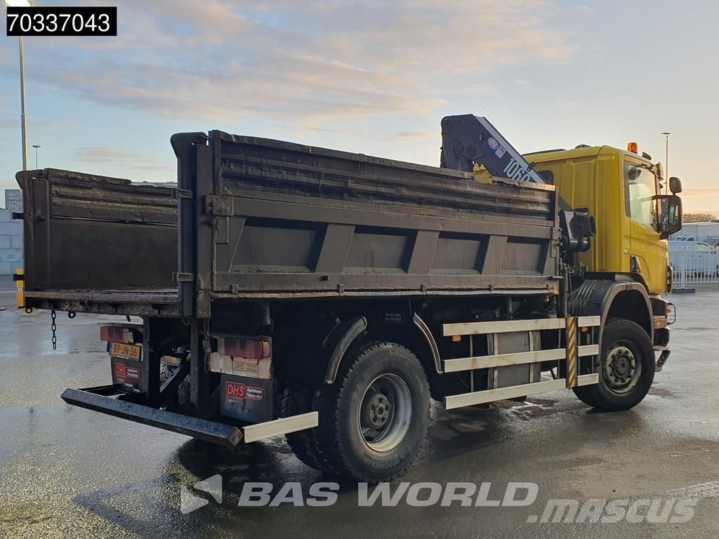 Scania P114 4X4 4x4 3-way tipper HMF 1063 K2 Automatic Hy Kiperi kamioni