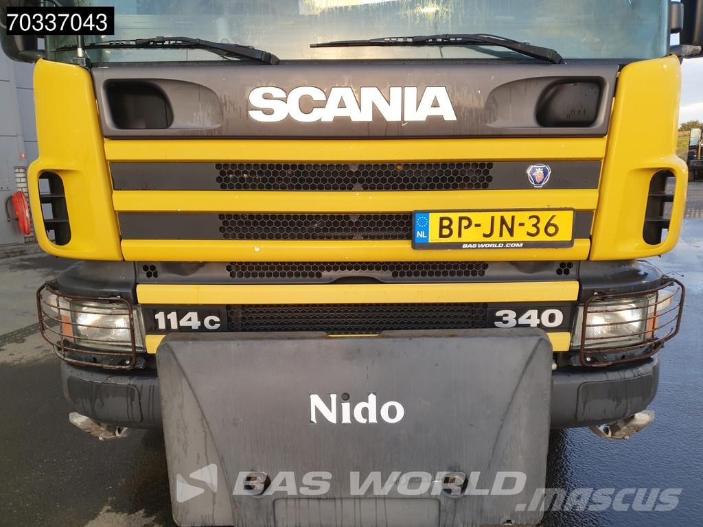 Scania P114 4X4 4x4 3-way tipper HMF 1063 K2 Automatic Hy Kiperi kamioni