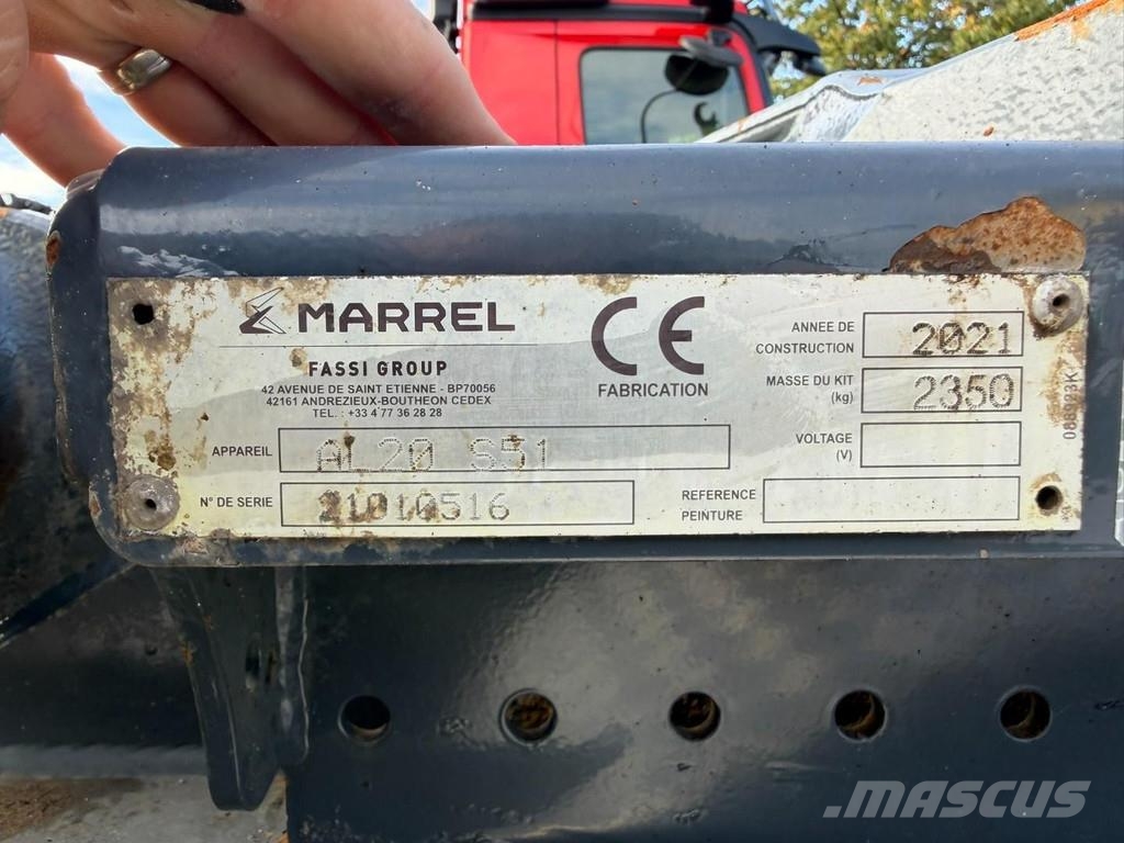 DAF CF 480 6x4 HOOKLIFT RC MARREL AL20-S51 - WB 3m85 - Rol kiper kamioni s kukama za dizanje
