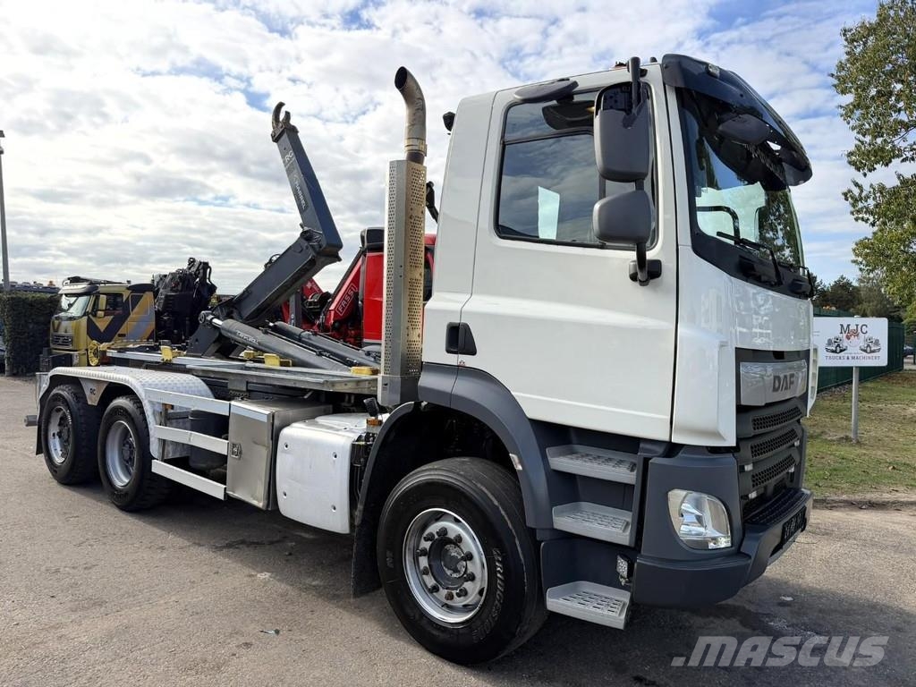 DAF CF 480 6x4 HOOKLIFT RC MARREL AL20-S51 - WB 3m85 - Rol kiper kamioni s kukama za dizanje